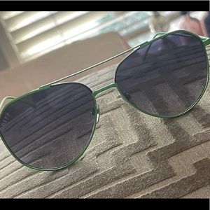 Diff ‘Dash’ Neon Green frames like new